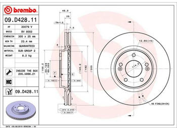 Brembo 09.D428.11