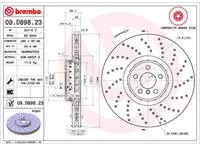 Brembo Bremsscheibe PRIME LINE - Composite 09.D898.23