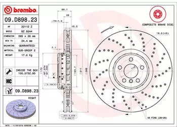 Brembo 09.D898.23