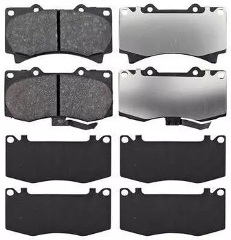 ABS All Brake Systems Bremsbelagsatz Scheibenbremse vorne rechts links f&uuml;r Hummer Hummer H3 V8 Flexfuel H3T (37639)
