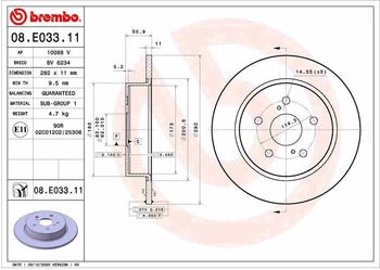 Brembo 08.E033.11