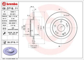 Brembo 08.D718.11
