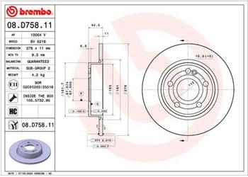 Brembo 08.D758.11