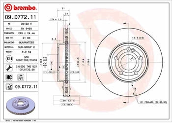 Brembo 09.D772.11