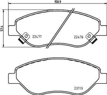Brembo P 23 178