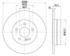 Textar Bremsscheibe PRO hinten voll (92072703)