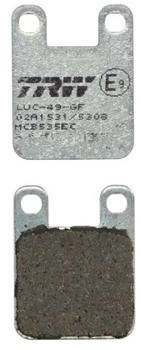 TRW Bremsbelagsatz organisch für Motorräder (MCB535EC)