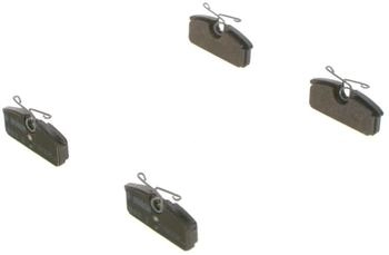 Bosch Bremsbelagsatz für Scheibenbremse Hinten (0986424275)