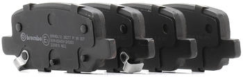 Brembo Bremsbelagsatz Scheibenbremse (P 09 027)
