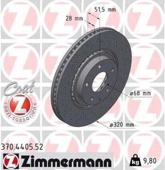 Zimmermann Bremsscheibe (370.4405.52)
