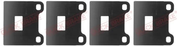 OJD Quick Brake Anti-Quietsch-Folie für Bremsbeläge (W1214)