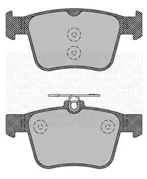 Magneti Marelli Bremsbelagsatz, Scheibenbremse f&uuml;r Skoda, Seat, Audi, VW, Cupra (363916060713)