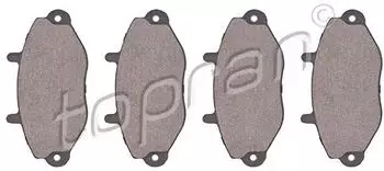 Topran Bremsbeläge Vorderachse (Satz) für Ford (300637)