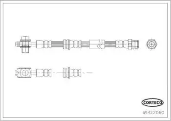 Corteco Bremsschlauch f&uuml;r Audi (49422060)