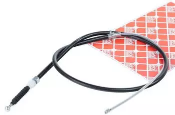 Febi Bilstein 2x Handbremsseil f&uuml;r Scheibenbremse hinten f&uuml;r VW, Seat, Audi (40643460)