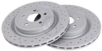 ABS All Brake Systems Bremsscheibe 18729
