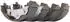 ABS All Brake Systems Bremsbackensatz 9205