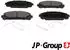 JP Group Bremsbelagsatz, Scheibenbremse für Toyota, Lexus (4863607510)