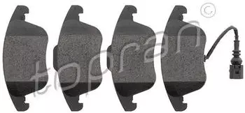 Topran Bremsbelagsatz, Scheibenbremse für VW, Seat, Audi (114028)
