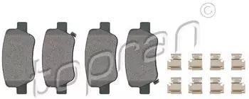 Topran Bremsbelagsatz, Scheibenbremse für Toyota (624517)