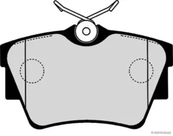Herth+Buss Bremsbeläge hinten (Satz) für Vauxhall, Fiat, Nissan, Opel, Renault (J3611047)