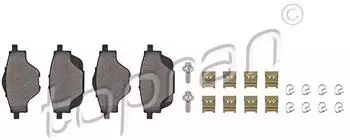 Topran Bremsbeläge hinten (Satz) für Vauxhall, Citroën, Peugeot, Ds, Opel (723631)