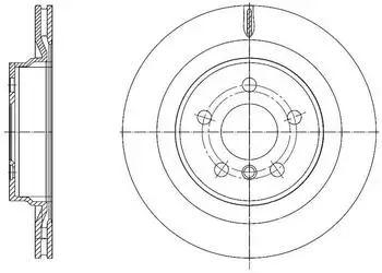 Febi Bilstein Bremsscheibe Hinterachse belüftet 300mm (171479)