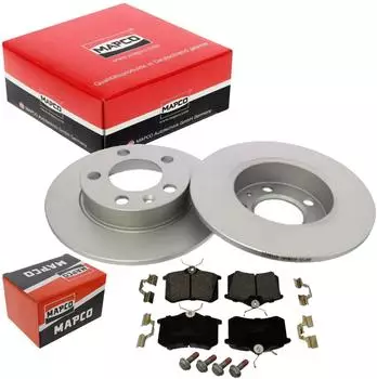 Mapco Bremsensatz Scheibenbremse hinten (47858HPS)