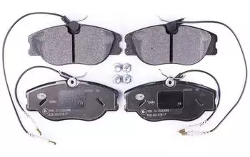 Hella Bremsbelagsatz Scheibenbremse mit Verschlei&szlig;warnkontakt, 19,3mm (8DB 355 018-171)
