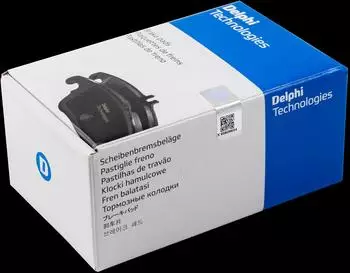 Delphi Bremsbelagsatz Scheibenbremse PKW (LP629)