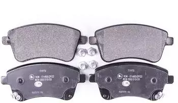 Hella Bremsbelagsatz Scheibenbremse Vorderachse (8DB 355 015-331)