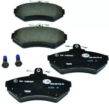 Hella Bremsbelagsatz Scheibenbremse 119,2mm, ohne Verschlei&szlig;warnung (8DB 355 018-241)