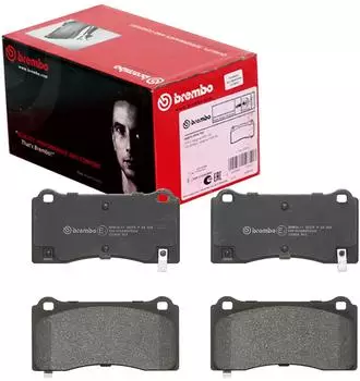 Brembo Bremsbelagsatz Scheibenbremse PRIME LINE P 09 028