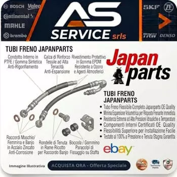 Japanparts Halter, Bremsschlauch für Kia (TF-K01)