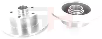 Gema Herrerías Bremsscheibe hinten, massiv, mit Nabe (GH-424715)