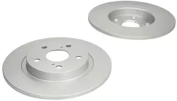 Delphi Bremsscheibe Hinterachse, voll, 2 St&uuml;ck (BG4200C)