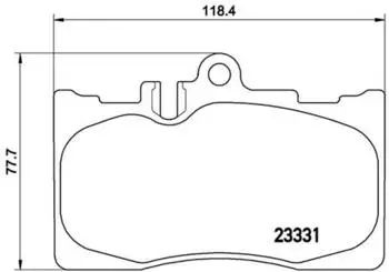 Magneti Marelli Bremsbelagsatz Scheibenbremse Vorderachse (363700483058)