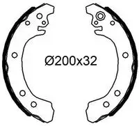 Valeo Bremsbackensatz 564339