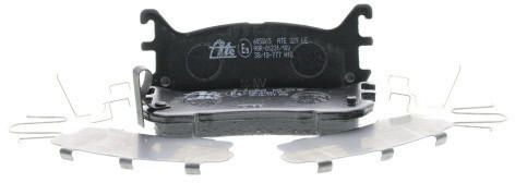 ATE Bremsbeläge mit Zubehör hinten für Mazda 323 F V Mx-5 I II (13.0460-5865.2)