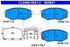 ATE Bremsbeläge mit Zubehör vorne für KIA Soul II Hyundai Ix20 (13.0460-5641.2)