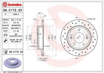 Brembo 08.C172.2X