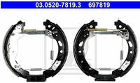 ATE Bremsbackensatz Original ATE TopKit 03.0520-7819.3