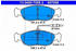 ATE Bremsbeläge vorne für Peugeot 306 205 II I (13.0460-7058.2)