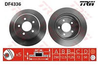 TRW Bremsscheibe DF4336