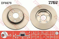 TRW Bremsscheibe DF6679