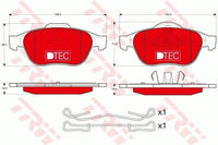 TRW Bremsbelagsatz, Scheibenbremse DTEC COTEC GDB1468DTE