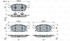 Bosch Bremsbeläge vorne für Ford S-Max Galaxy Usa Edge Focus IV (0 986 424 326)