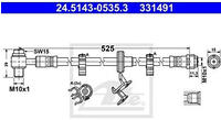 ATE Bremsschlauch 24.5143-0535.3