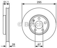 Bosch Bremsscheibe 0 986 479 A01