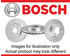 Bosch Bremsscheibe voll hinten rechts links für JEEP Wrangler III 3.6 V6 2.8 CRD 3.8 RWD (0 986 479 R08)